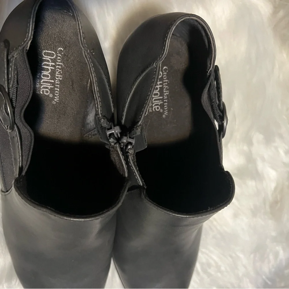 #330 Women’s Croft & Barrow Ortholite Ankle Boots Gray 9.5 W Pre-loved​ - Picture 5 of 5